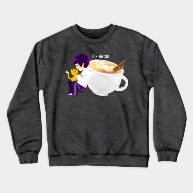 Matsuno-bucks Ichimatsu Latte Crewneck Sweatshirt by shootingstarsaver@gmail.com